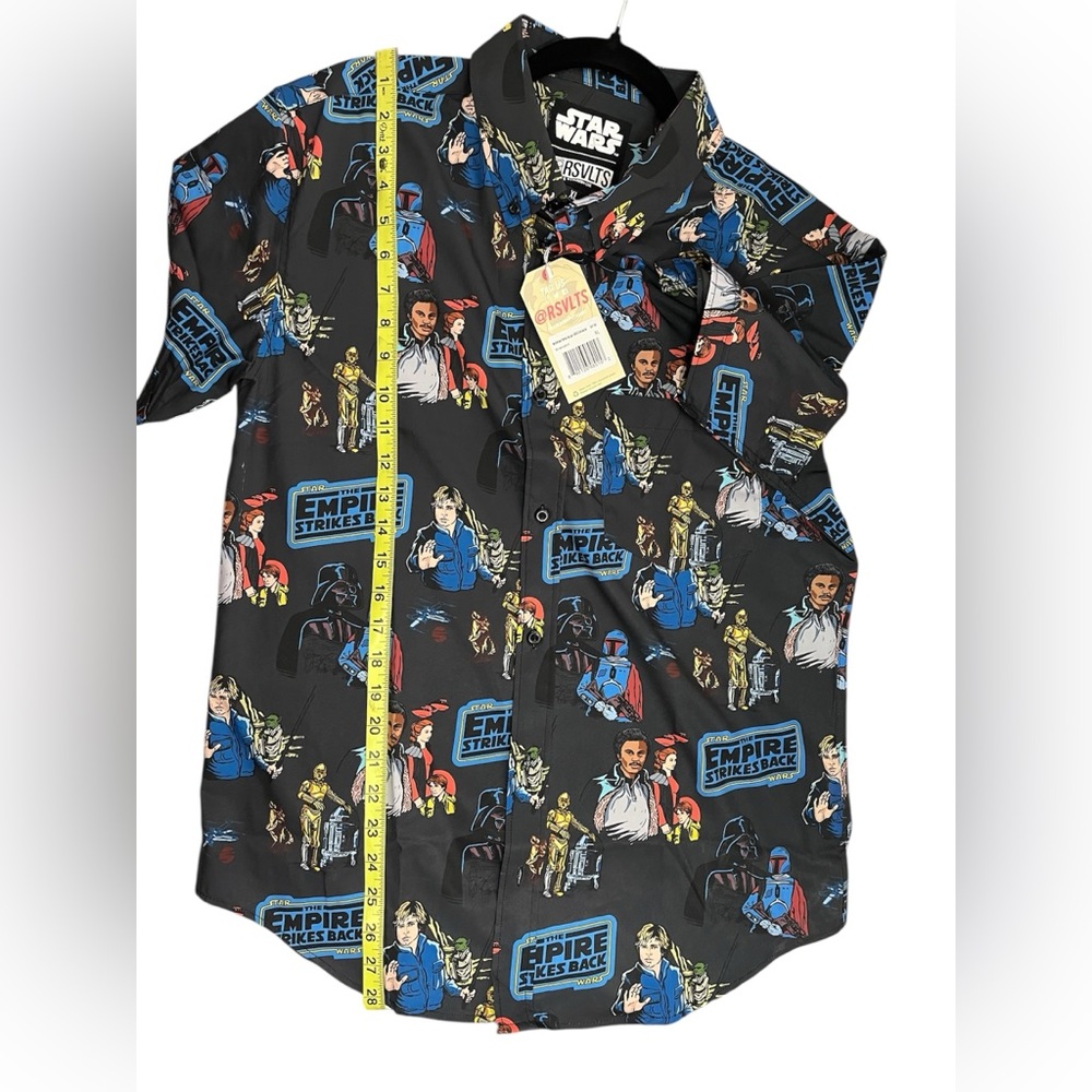 RSVLTS Star Wars Empire Strikes Back Short Sleeve KUNUFLEX Shirt Size Medium - Picture 8 of 8